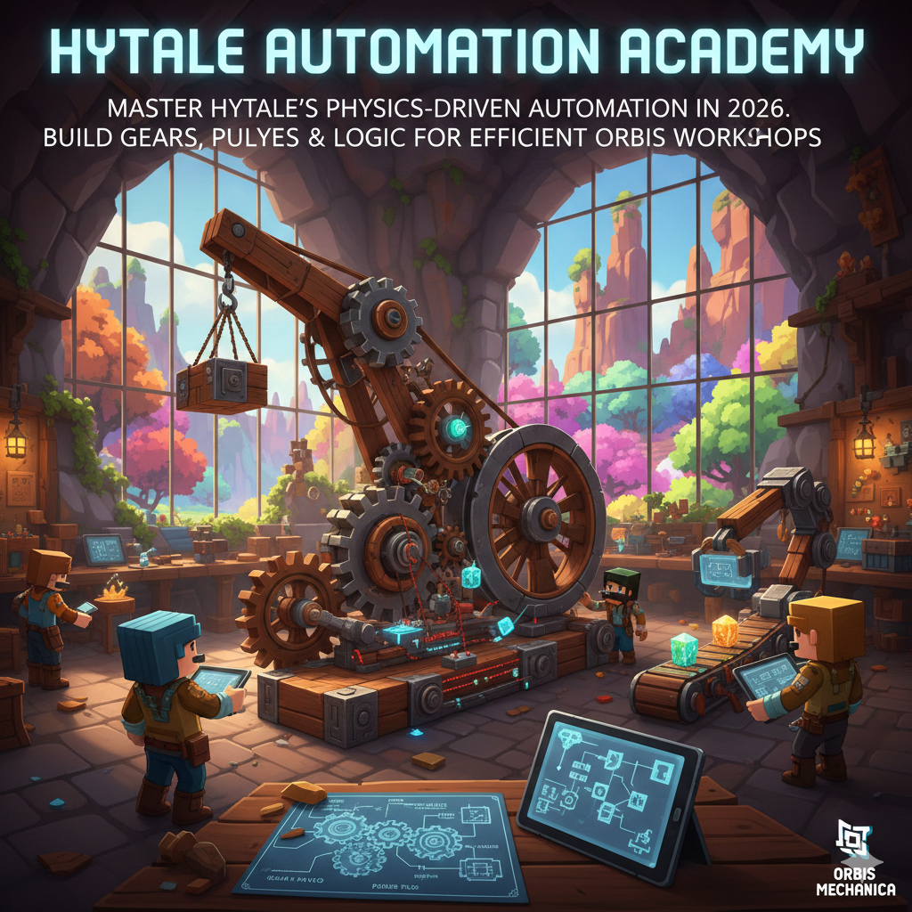Hytale Automation & Tinkering: Everything We Know About Orbis’ Physics-Driven Machinery featured image